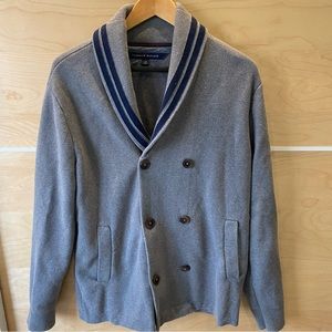 Tommy Hilfiger Vintage-Inspired Grey Cardigan - Men’s L/G